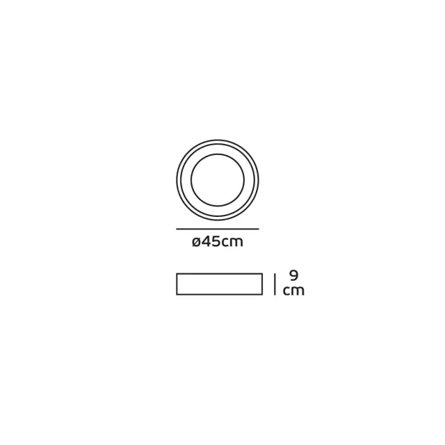 Kero 04129CE/W/W Φωτιστικό LED οροφής λευκό Άσπρο 2