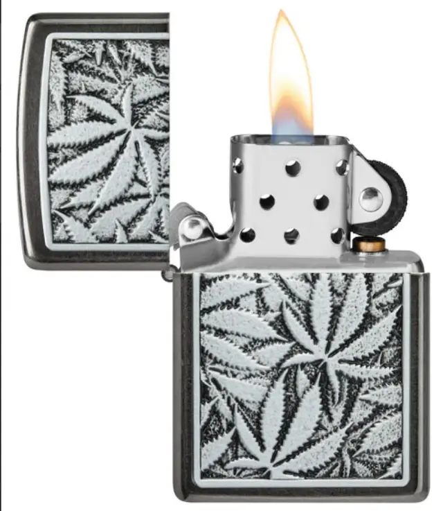 ZIPPO Αναπτήρας - 48123 Cannabis Emblem Design 2