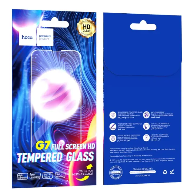 Tempered Glass Hoco G7 Full Screen HD για Apple iPhone 13 mini Μαύρο 2