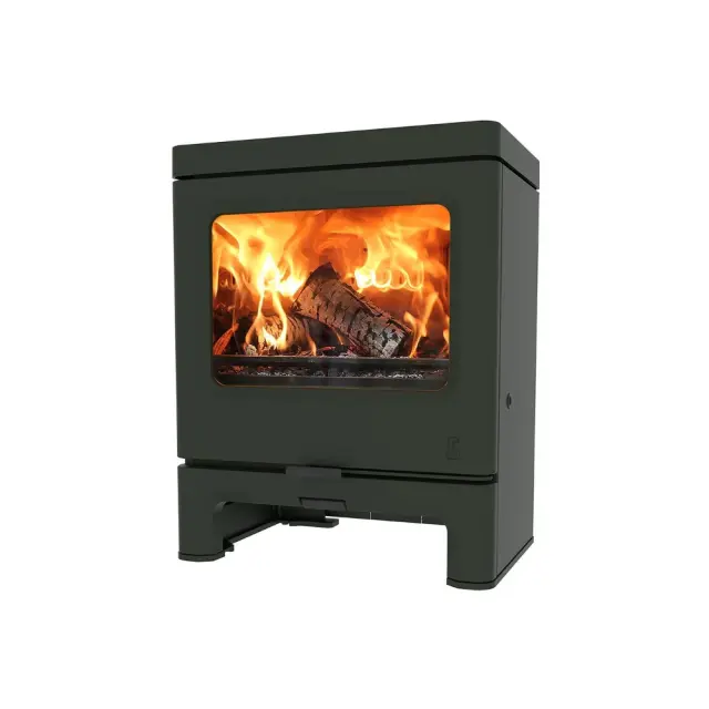 Σόμπα Ξύλου Charnwood Skye 7 Low Stand – Green