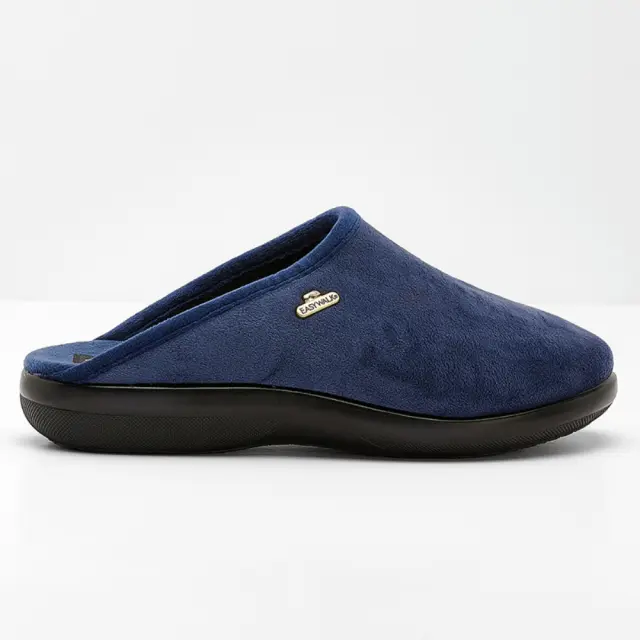 Easy Walk Παντόφλες Γυναικείο ύφασμα Μπλέ IGF/1791T BLU - 37