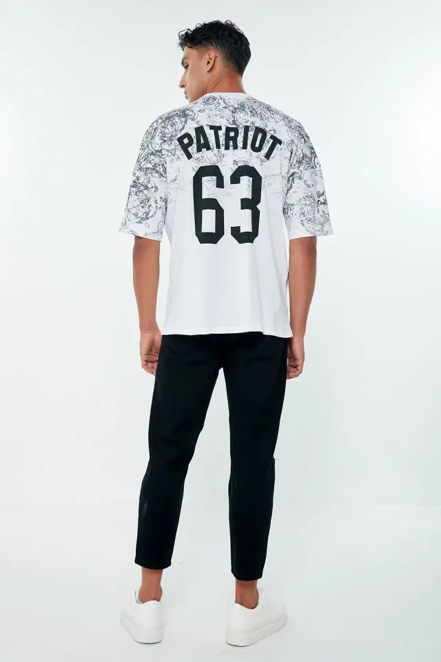 T-Shirt Βαμβακερό Patriot Λευκό