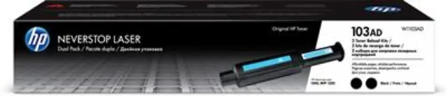 HP 103AD Neverstop Toner Reload Kit 2-Pack (W1103AD) (HPW1103AD)