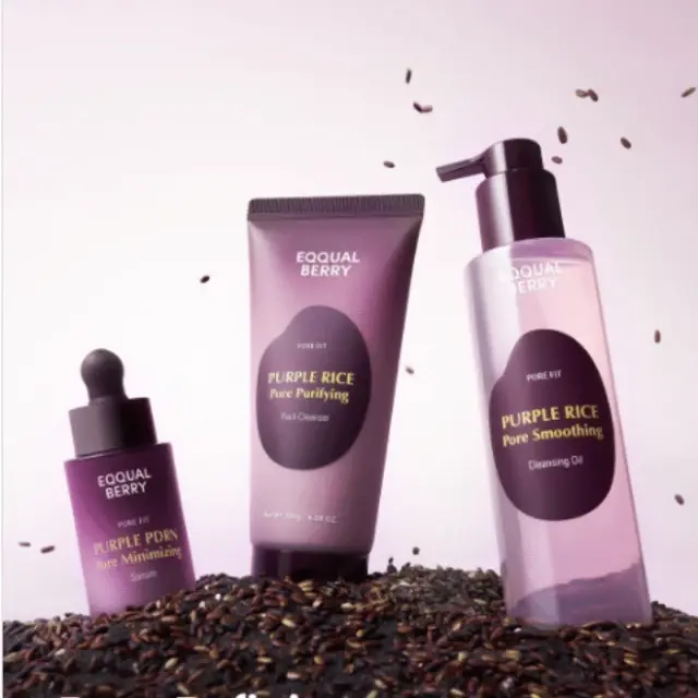 Eqqualberry Purple Rice Pore Purifying Pack Cleanser - Μάσκα και καθαριστικό ειδικό για τους πόρους 2 σε 1- 130gr 2