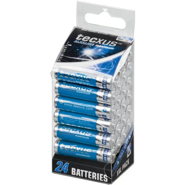 Αλκαλικές μπαταρίες - alkaline maximum 1.5V AAA σε συσκευασία 24 μπαταριών