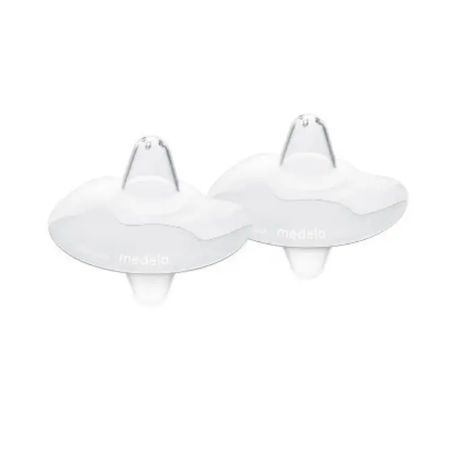 MEDELA Contact Nipple Shields – Ψευδοθηλές Σιλικόνης με θήκη, Μέγεθος Small, 2 τεμάχια