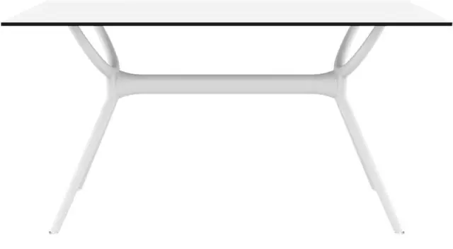 Τραπέζι AIR Λευκό PP/HPL 140x80x74cm 2