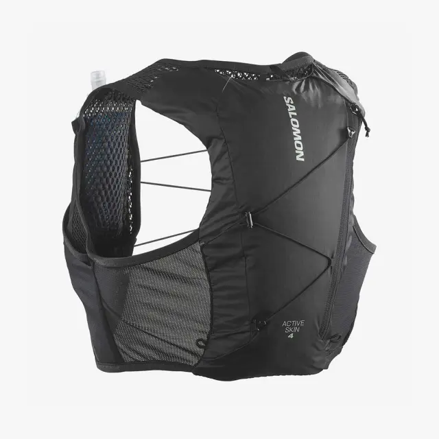 Salomon Adult Run Active Skin 4 Set Vest Backpack Μαύρο C21782 (Salomon)