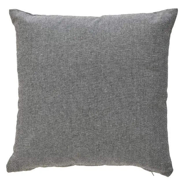 Μαξιλάρι βαμβακερό σκούρο γκρι 40x40cm InArt 6-40-879-0005
