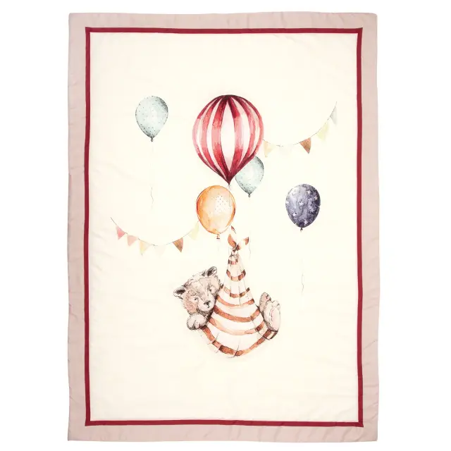 Πάπλωμα Κούνιας 110x150 Beige - Bordeaux - Ochre 8850 Greenwich Polo Club