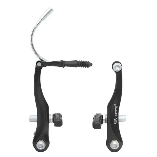 FORCE ΣΕΤ ΦΡΕΝΑ ΠΟΔΗΛΑΤΟΥ (ΕΜΠΡΟΣ-ΠΙΣΩ) V-BRAKE ΜΑΥΡΑ ΑΛΟΥΜΙΝΙΟΥ 40652