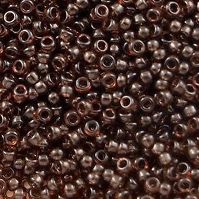 Χάντρα Miyuki Round Rocailles 8/0 - 135 - Transparent Root Beer ~25gr