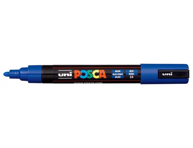 Μαρκαδόροι Σχεδίου Uni Posca PC-5M Βasic Medium με πάχος μύτης 1.8-2.5mm - 4 τεμάχιαPC-5M 4P SET BASIC COLOR 3