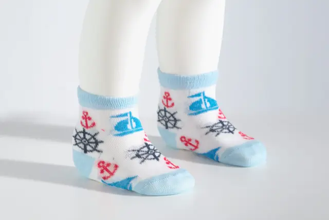 Socks Baby Ancher Γαλάζιο