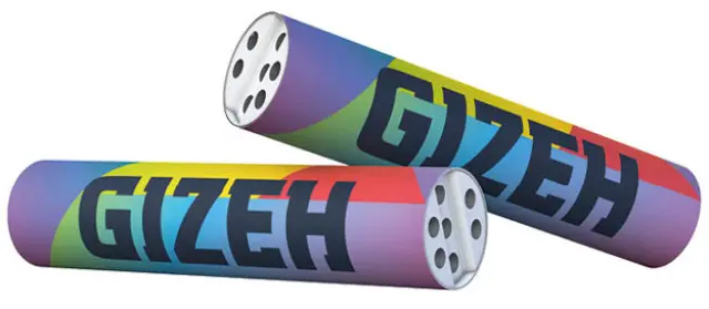 Φίλτρο Gizeh Extra Slim 50 Ενεργού Ανθρακα 6mm Bag - Rainbow 2
