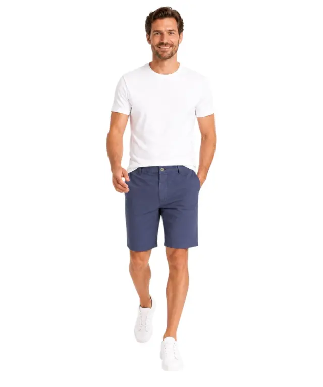 North Sails - Ανδρική Βερμούδα Freedom chino 673409-000-0802 Μπλε Ναυτικό 2