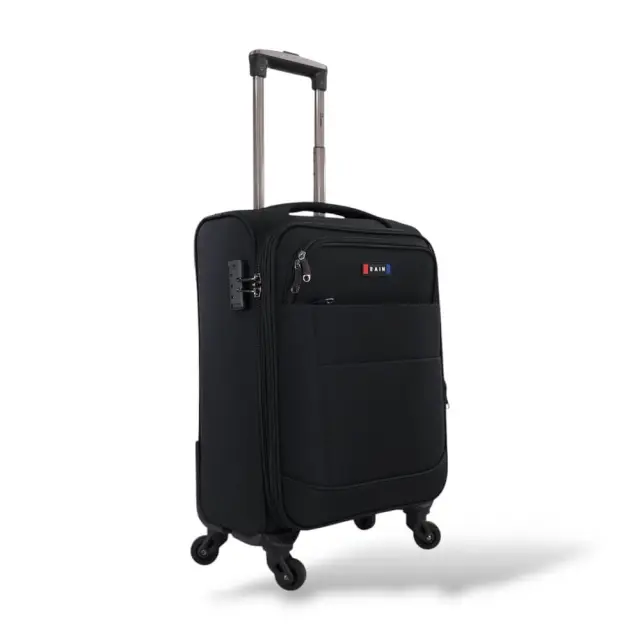 Υφασμάτινη Βαλίτσα Καμπίνας με 4 Ρόδες 56x38x22 +5cm RAIN RB2007-20. - Μπορντό 2