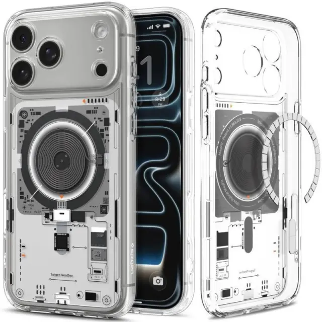 Θήκη TPU & PC Spigen Apple iPhone 18 Pro/ 17 Pro MagSafe Ultra Hybrid Neo One Διάφανο N71791