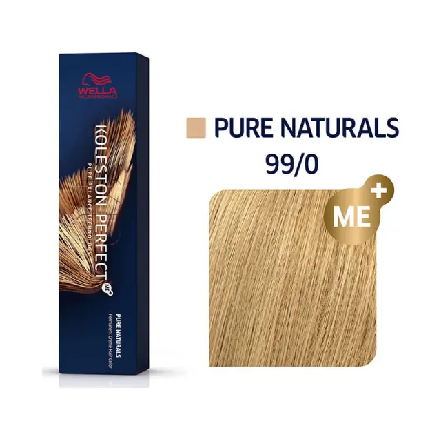Wella Koleston Perfect Me+ Pure Naturals 99/0 60ml - (Ξανθό Πολύ Ανοιχτό)