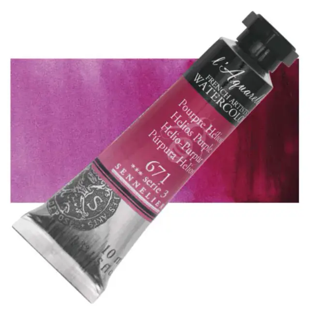 Χρώμα Ακουαρέλας Sennelier l Aquarelle Σωληνάριο 10ml - 671 Helios Purple