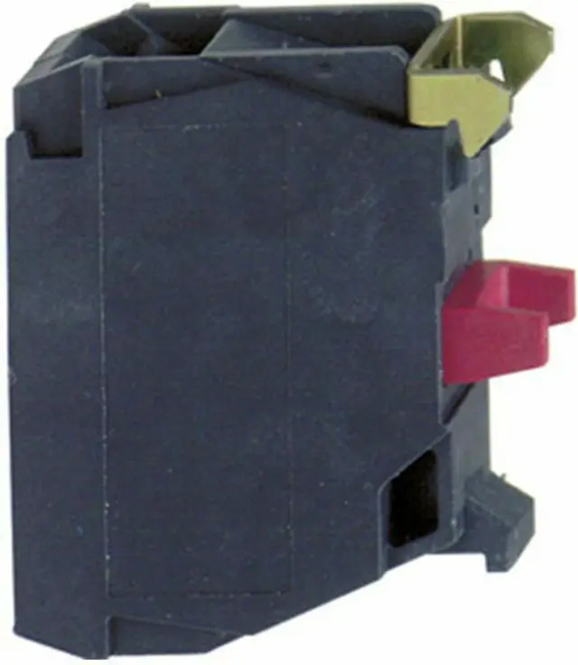 Harmony XB4, Single contact block, silver alloy, screw clamp terminal, 1 NC