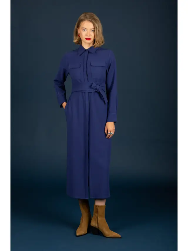 Chaton Φόρεμα Wanda – Ink Blue - L 3