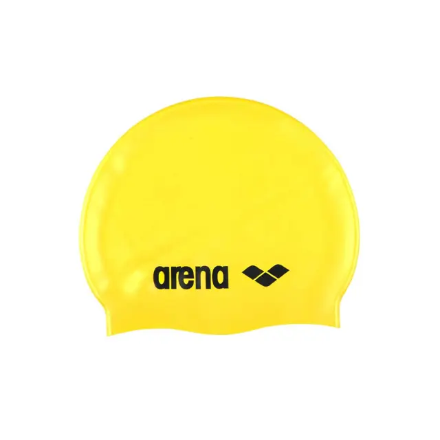 Arena Adult Unisex Classic Silicone Swim Caps Κίτρινο - Μαύρο 91662-35 (Arena) - One Size