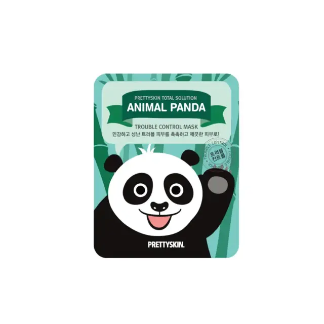 Prettyskin Total Solution Animal Panda Trouble Control Mask Μάσκα Προσώπου με Καταπραϋντικά και Εξισορροπητικά Συστατικά, 1τμχ