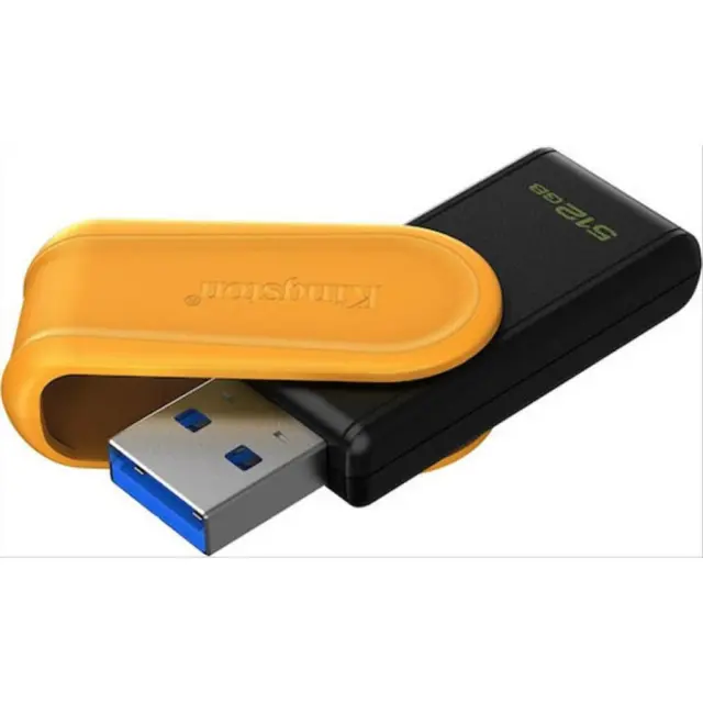 Kingston Technology DataTraveler 512GB Portable USB 3.2 Gen 1 Exodia S (Black/Yellow)