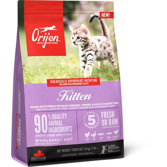 Orijen Kitten Ξηρά Τροφή Για Νεαρά Γατάκια 340gr