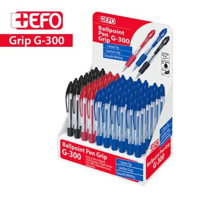 Στυλό +Εfo G-300 Grip Μ Display 60τεμ