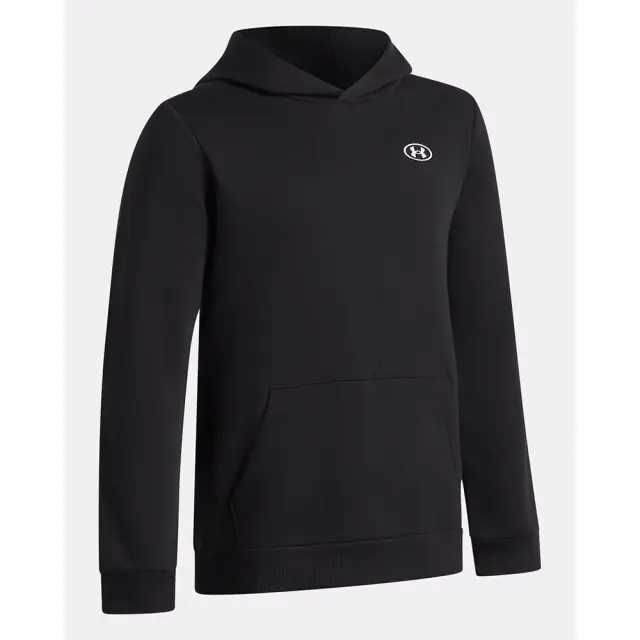Under Armour Boy's Rival Fleece Hoodie Μαύρο 6013382-008 (Under Armour) - XLarge 2