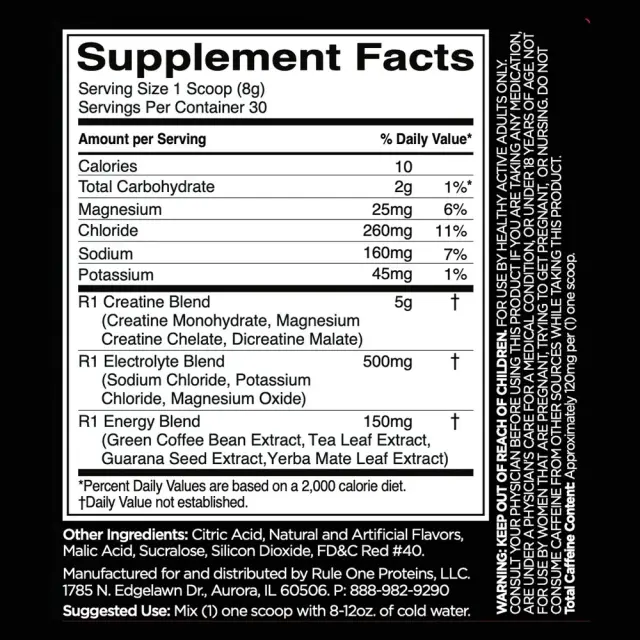 Rule1 Charged Creatin Sour Candy, 30 Servings 2