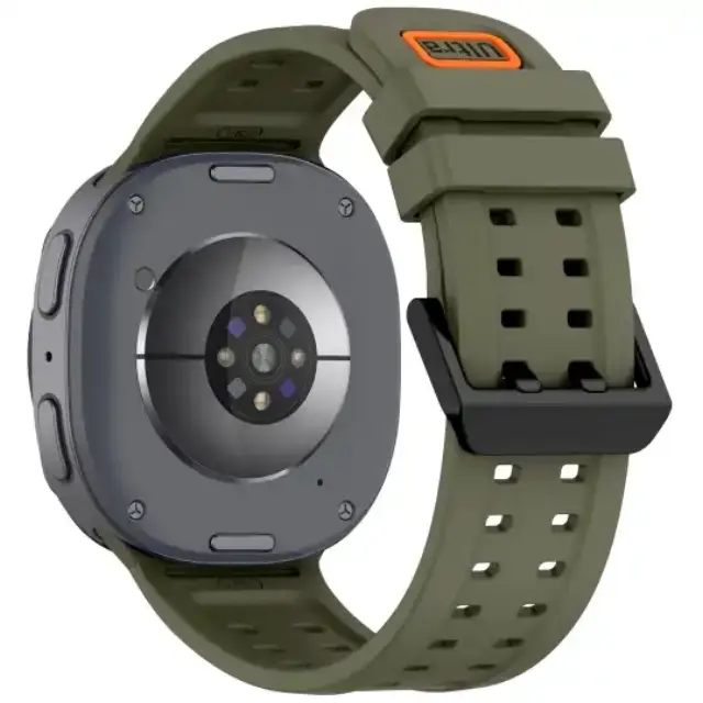 Tech-protect Silicone Air Samsung Galaxy Watch 8 / 9 / Classic (40 / 44 / 46 Mm) Olive Green 2