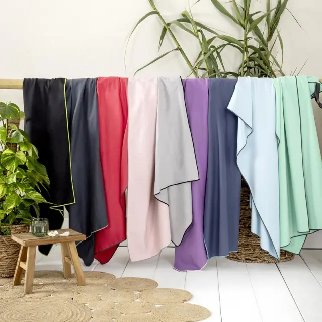 Πετσέτα Θαλάσσης (90x160) Riva Pink microfiber nima 2