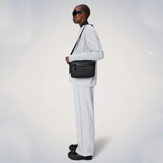 Τσάντα Χιαστί Cargo Box Bag W3 Rains 14110-01 Μαύρο - ONESIZE 2