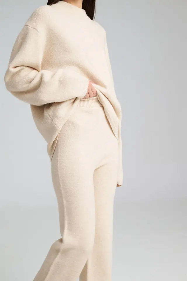 Πλεκτό Παντελόνι Άνεσης AVEL KNITTED TROUSERS - XL 2