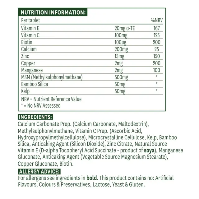 Natures Aid Hair, Skin and Nails Formula 2