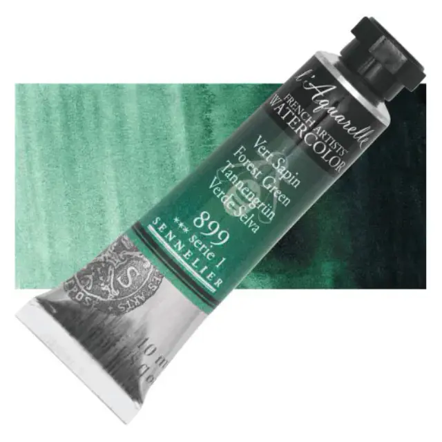 Χρώμα Ακουαρέλας Sennelier l Aquarelle Σωληνάριο 10ml - 899 Forest Green