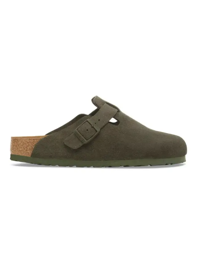 Birkenstock Σαμπώ Επαγγελματικό δέρμα suede Πράσινο BIR/BOSTON 1024714 THYME 3
