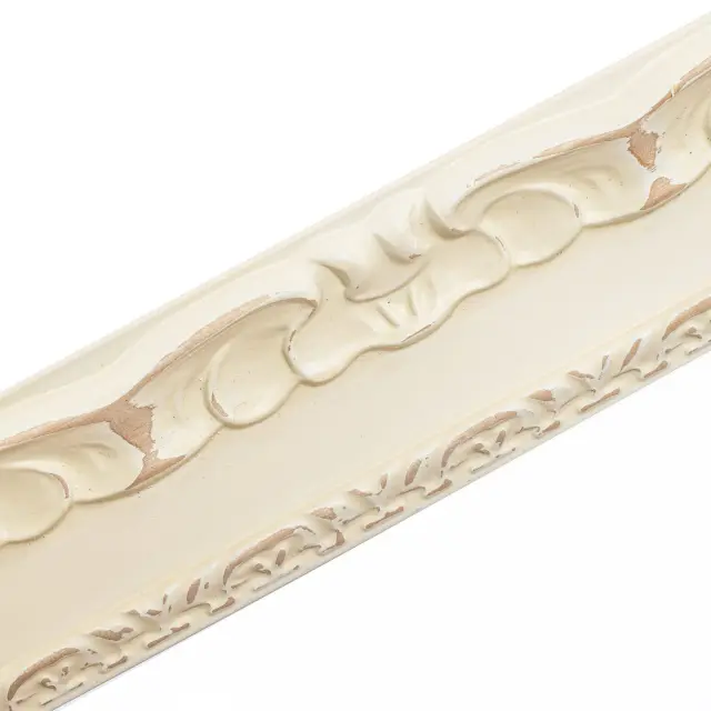 Κορνίζα ξύλινη 50Χ70 white Firenze K4532-3 τοίχου για φωτογραφία η παζλ 50X70 χρώμα λευκό  με ακρυλικό τζάμι άθραυστο 3