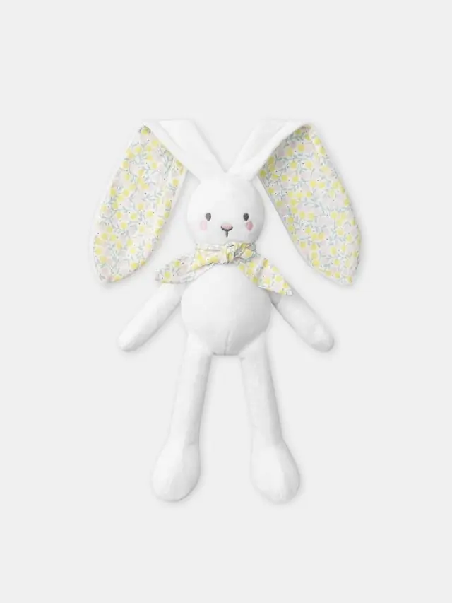 Βρεφικό Λούτρινο Παιχνίδι Cute Ears ΛΕΥΚΟ - One Size