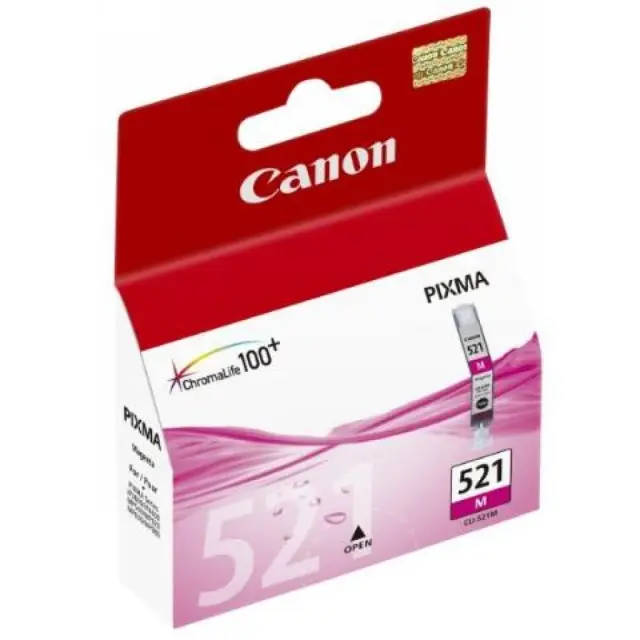 Canon CLI-521 Γνήσιο Μελάνι Εκτυπωτή InkJet Ματζέντα (2935B001)
