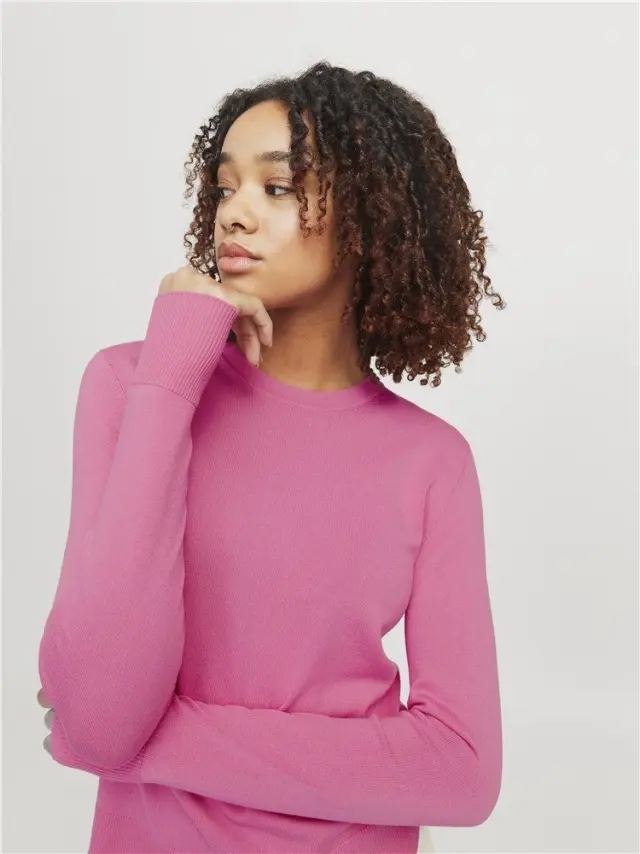 Μπλούζα basic πλεκτή, JXCARA COMFY CREW NECK KNIT, JJXX - XL 2