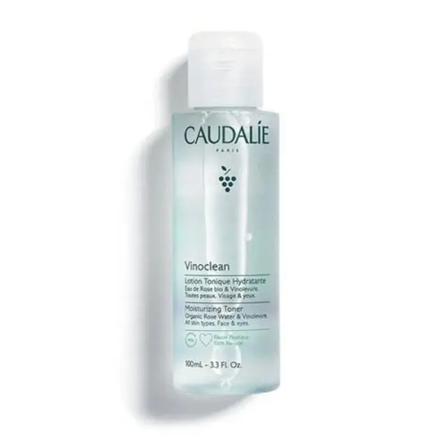 Caudalie Vinoclean Moisturizing Toner Ενυδατική Λοσιόν Καθαρισμού και Ντεμακιγιάζ για Πρόσωπο και Μάτια για Κάθε Τύπο Επιδερμίδας, 100ml