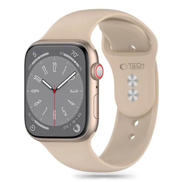 Tech-Protect Silicone Apple Watch 8 / 9 / 10 / 11 / 12 / Se (40 / 41 / 42 Mm) Walnut
