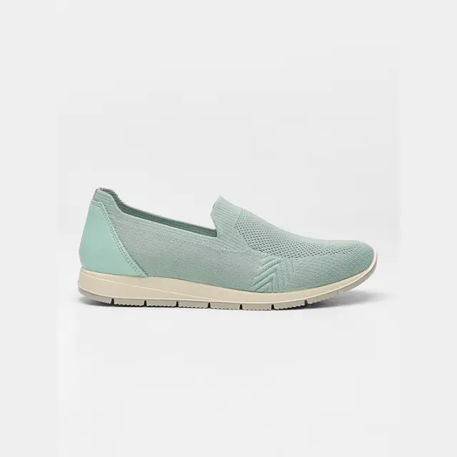 Imac Μοκασίνια-Loafers Γυναικείο ύφασμα flyknit Πράσινο IMA/707210 MENTA