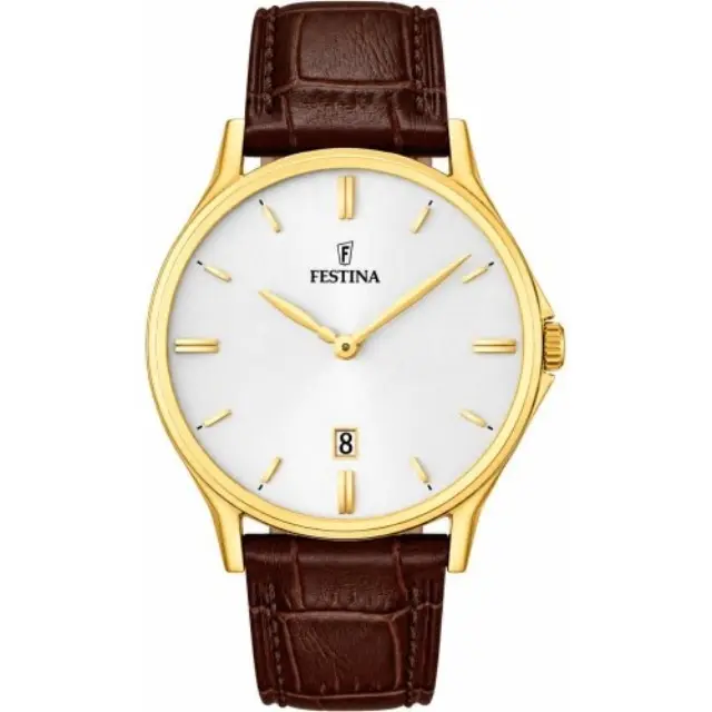 Festina Classic Men's Watch Brown Leather Strap F16747/1
