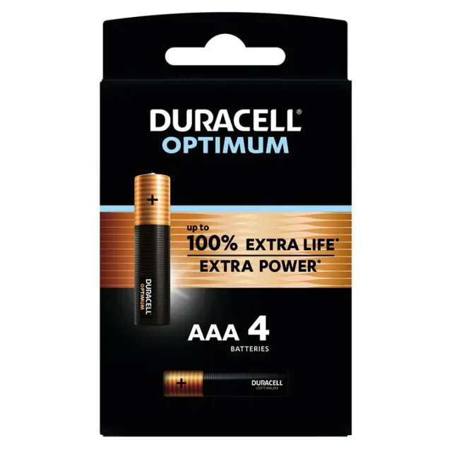 Duracell Optimum Μπαταρία MN2400 LR6 AAA (4τμχ) 01.001.0115