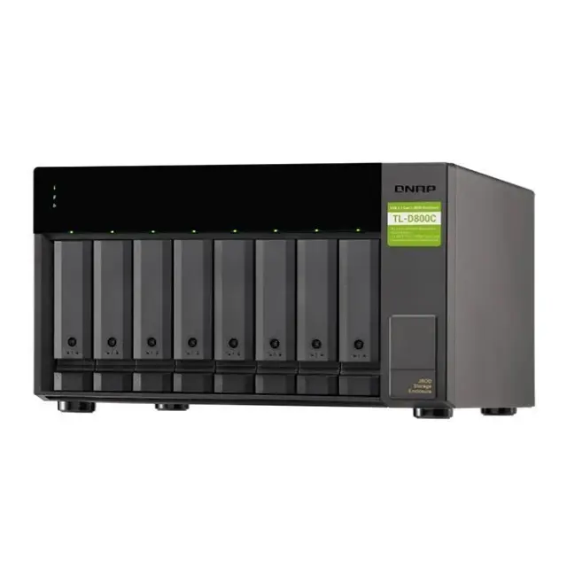QNAP NAS TL-D800C (USB) 8-bay Black (TL-D800C (USB)) 2
